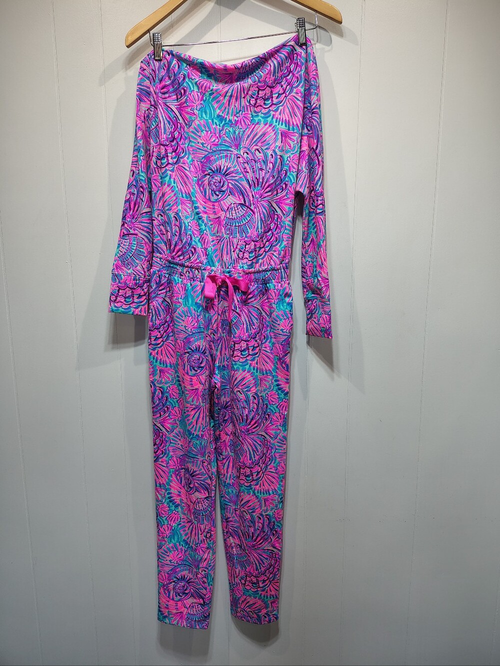 Lilly Pulitzer Sheera Jumpsuit XS Shelleidoscope Stretchy Comfy